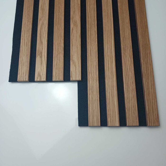 Рейкова стінова панель . Дуб 184 мм.