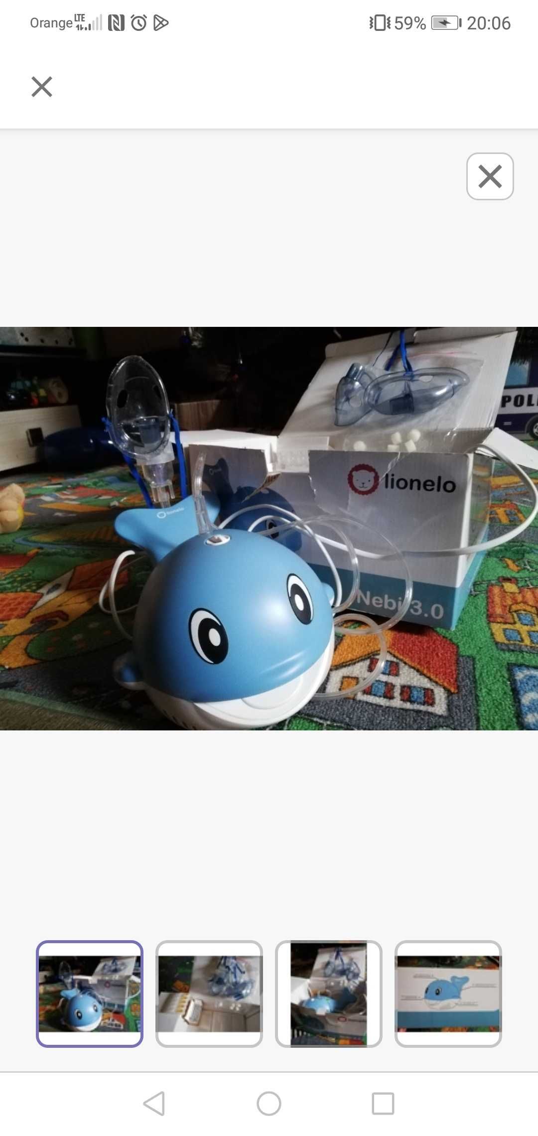 Lionelo Nebi 3.0 Nebulizator inhalator