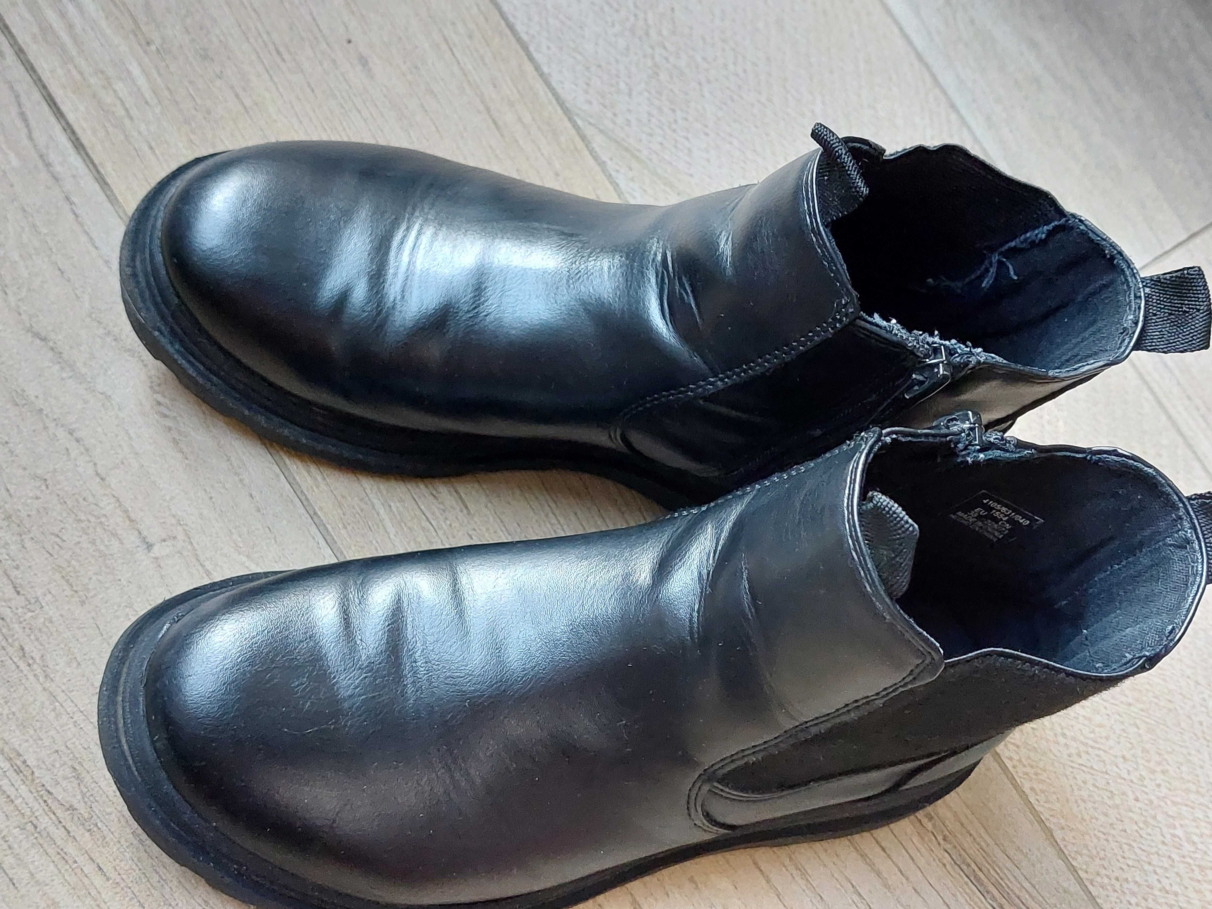 ZARA buty botki r. 35 na jesień czarne
