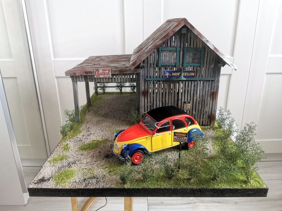 Makieta Diorama 1:18 modele samochodów autoart kyosho norev solido gt