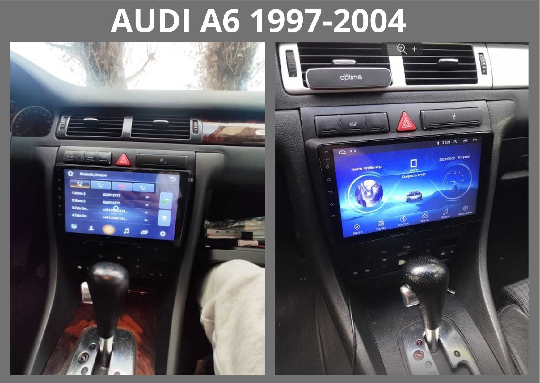 Штатні Магнітоли на Audi A6 1996-2004 з Android 10 з Екраном 9 дюймів