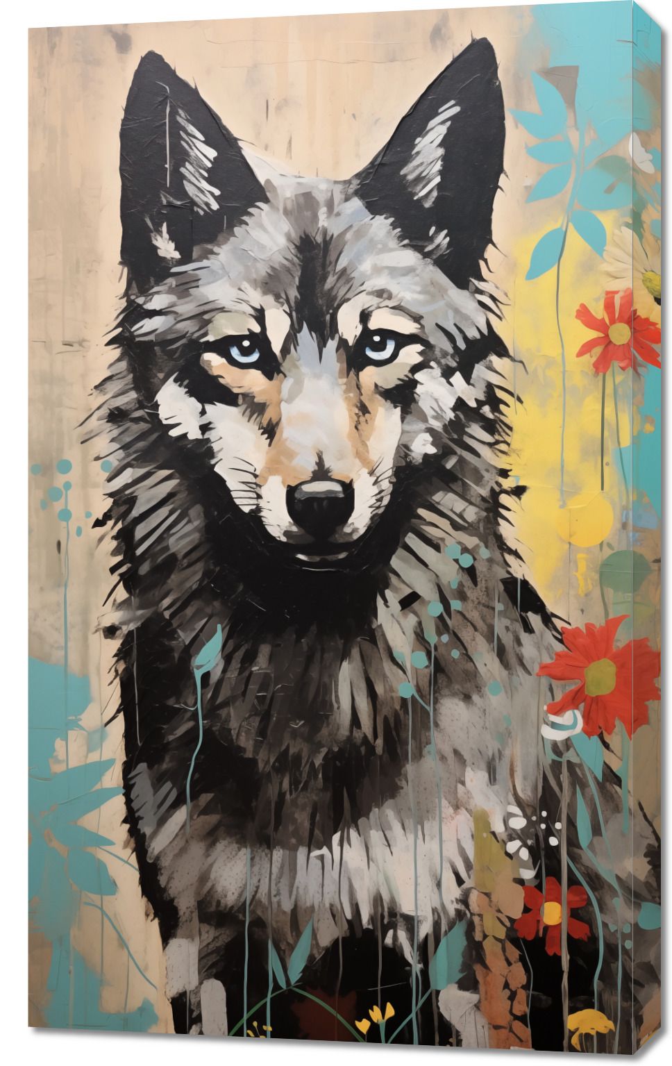 Obraz 60x100cm Przenikliwość Wilczej Natury