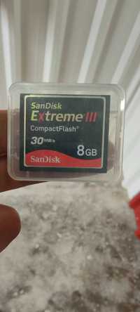 Cartão de Memória Compact Flash Sandisk Extreme III 8 Gb