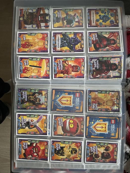 Karty lego nexo knights z albumem