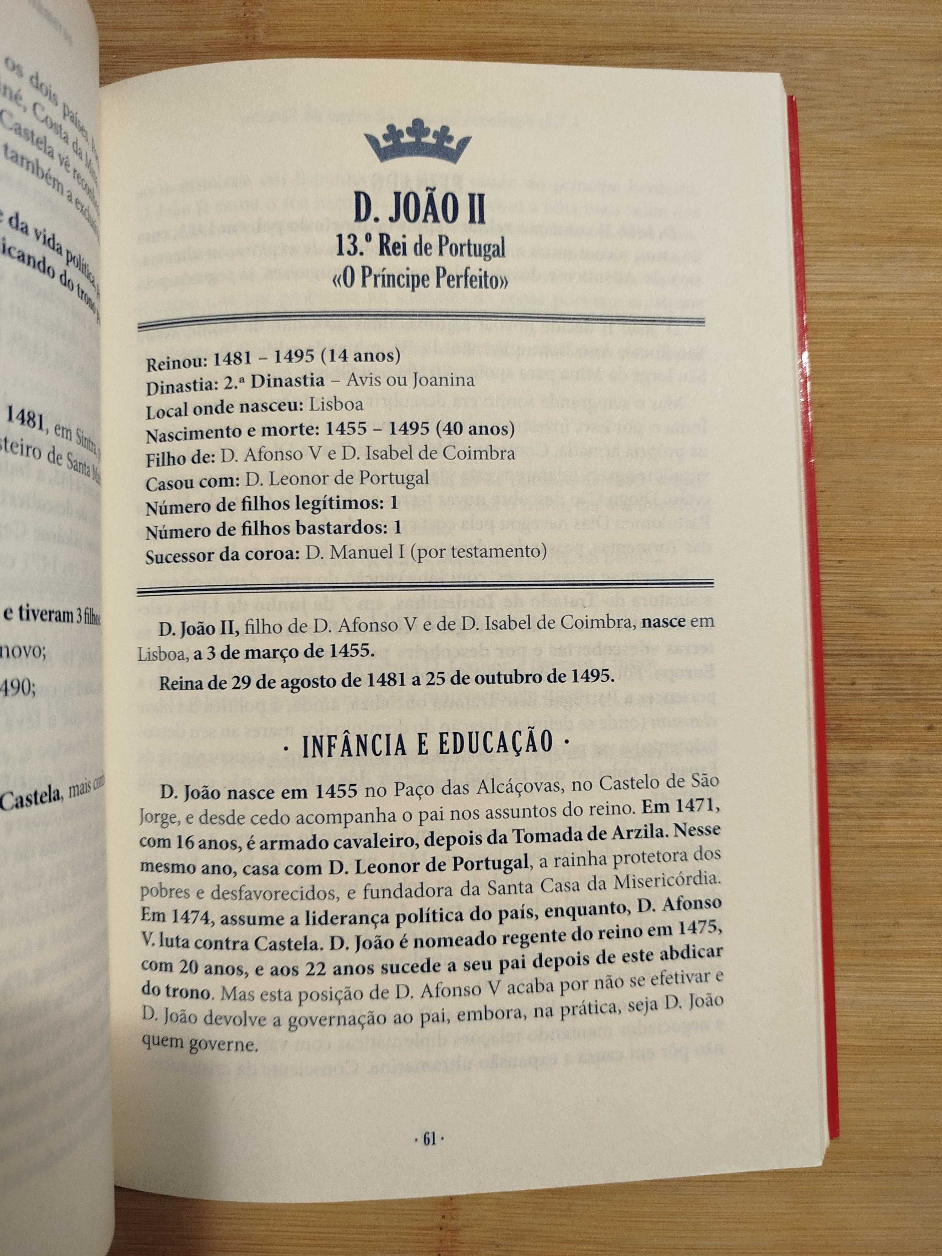 A Vida dos reis e Rainhas de Portugal em Números