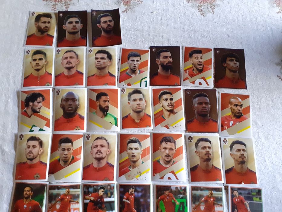 64 cromos da coleção Fome de Vencer coleção anterior