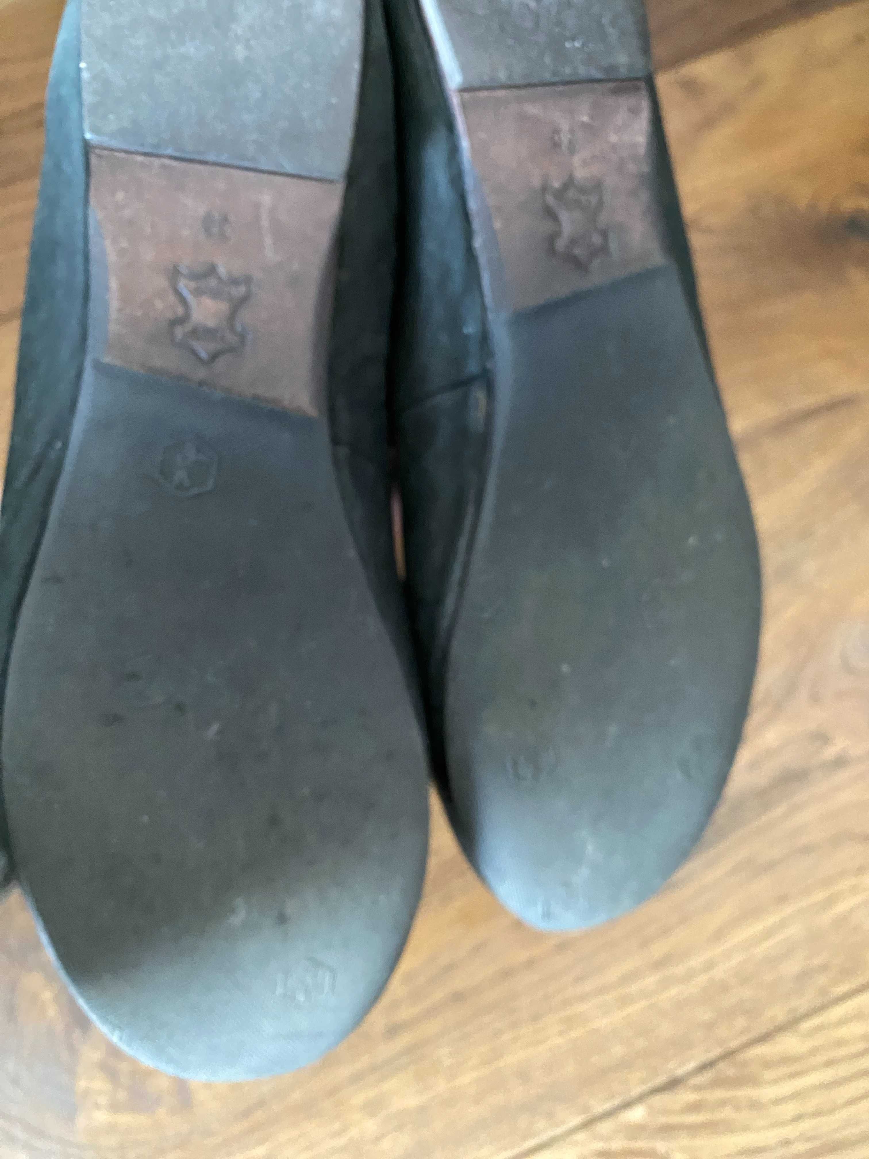 Buty- baleriny skórzane