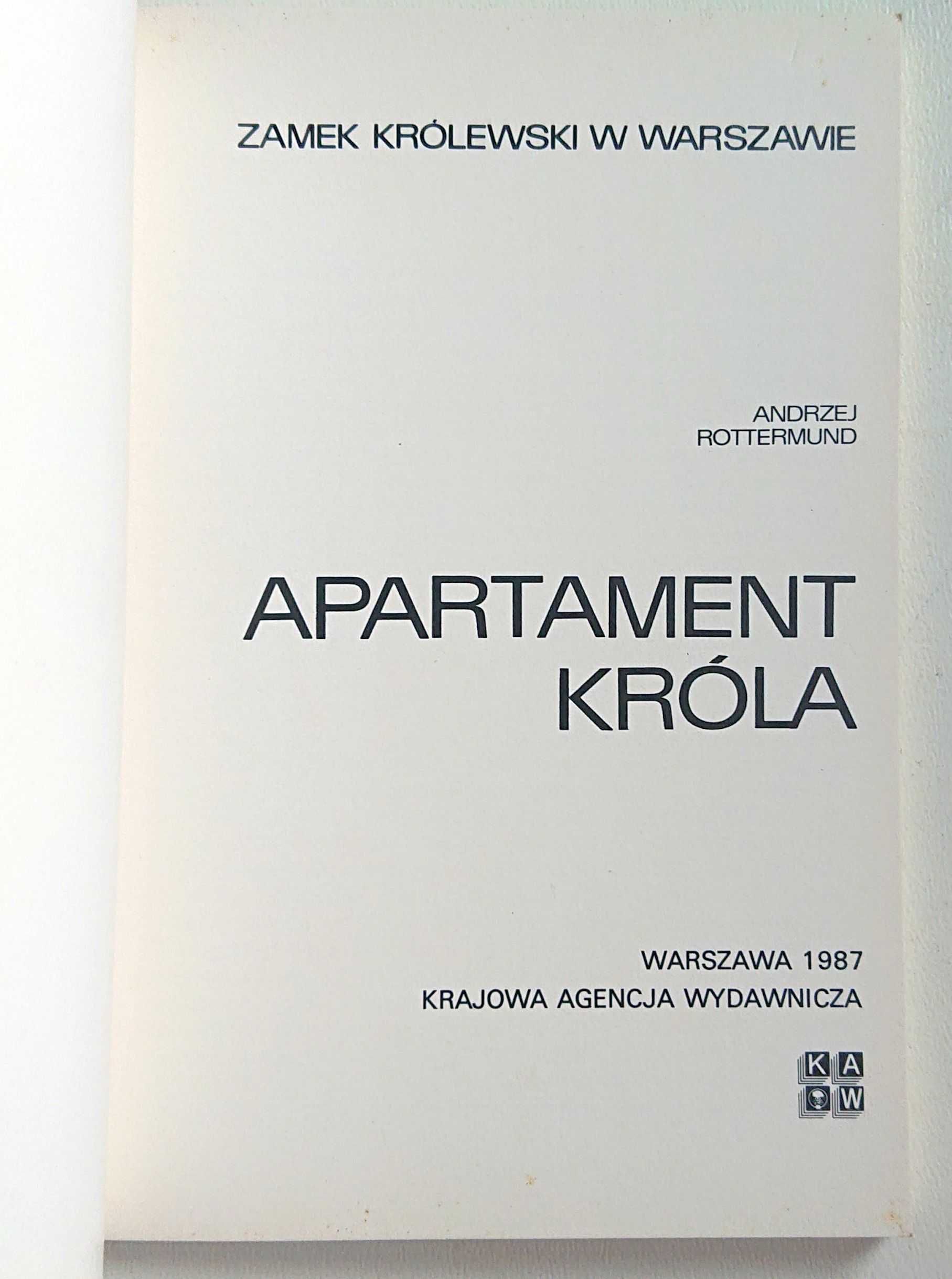 "Apartament króla" - seria "abc" - Andrzej Rottermund - 1987