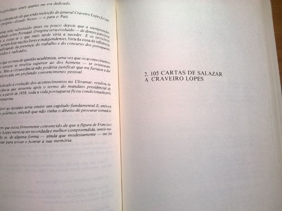 Cartas de Salazar a Craveiro Lopes - Manuel J. Homem de Mello