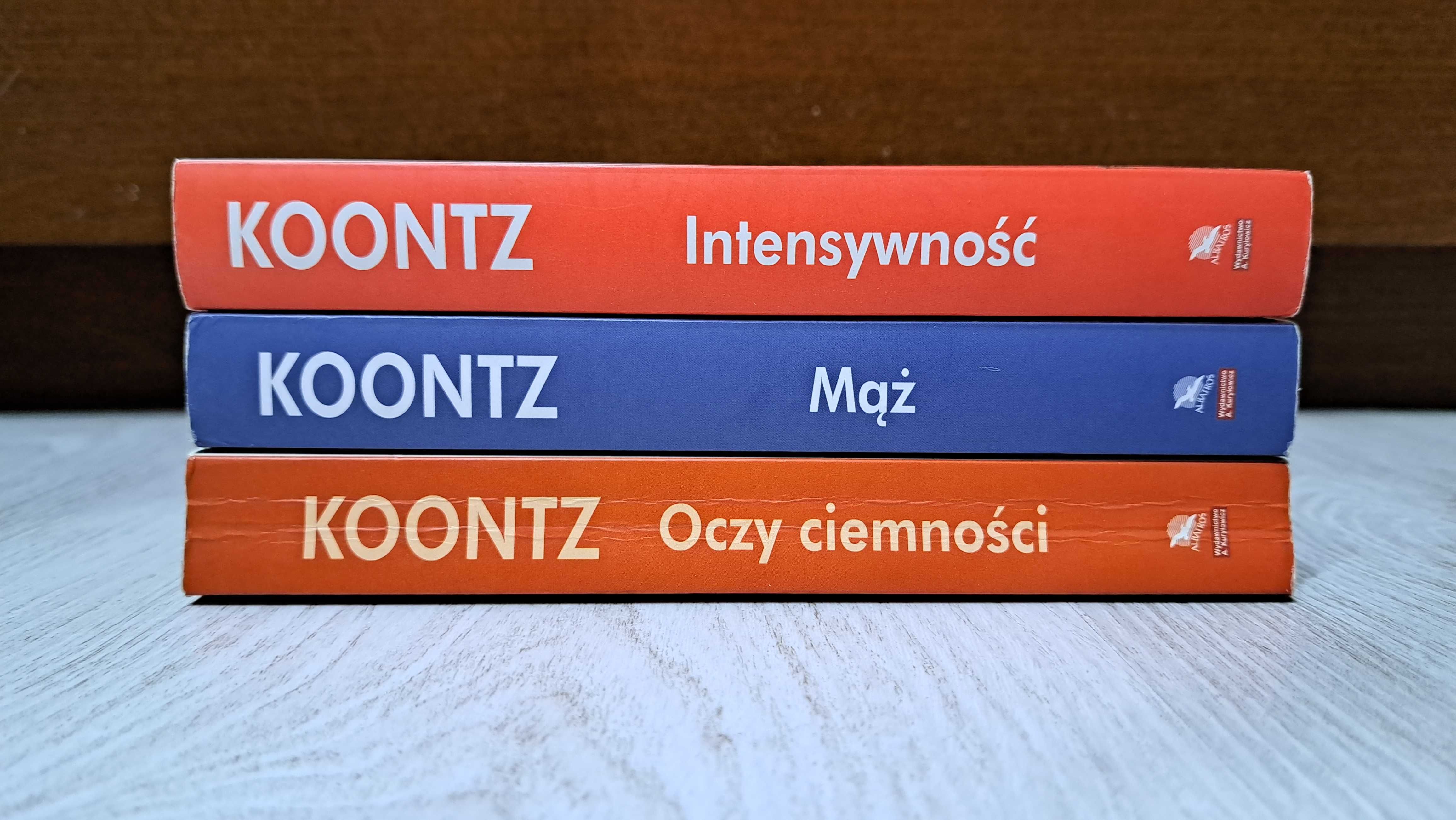 3x Dean Koontz Oczy ciemności + Mąż + Intensywność