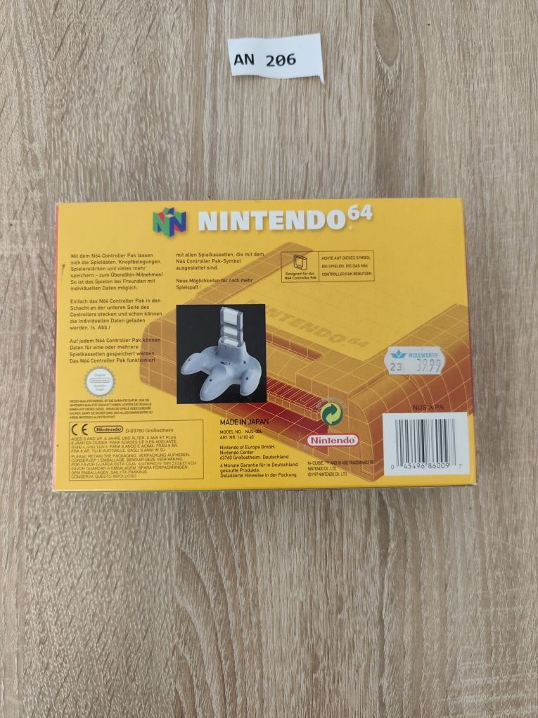 Controller Pak Nintendo 64 w boxie