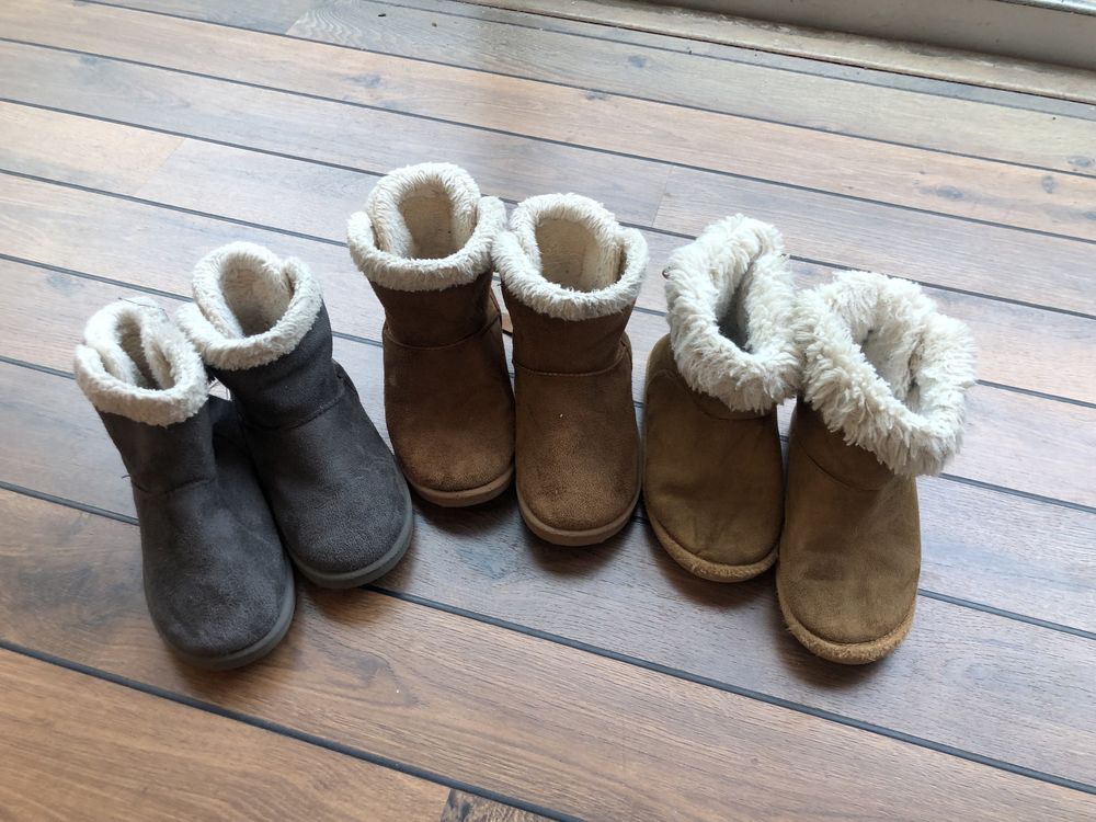 Conjunto de 3 pares de botas Primark 30/31