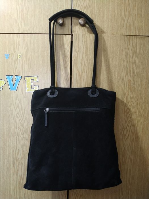 Распродажа!!! Шопер натуральная замша, А4