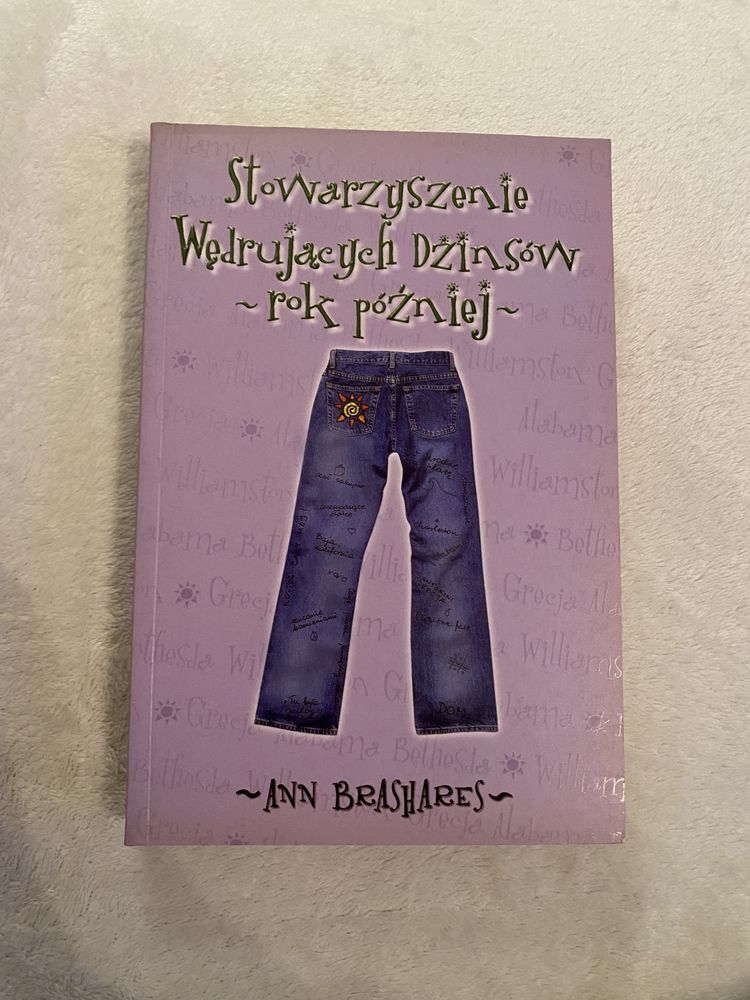 Książka Stowarzyszenie wędrujących dżinsów rok później Ann Brashares