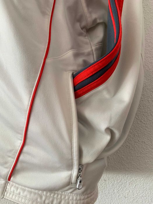 SL Benfica 2005/2006 White Track Jacket Adidas Size S