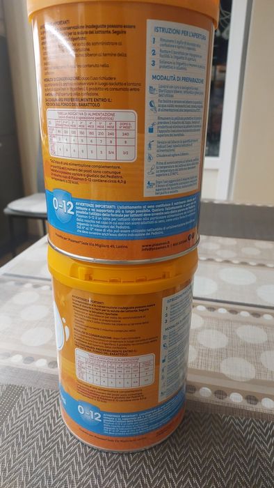 Суміш дитяча , фірма plasmon. Latte per lattanti