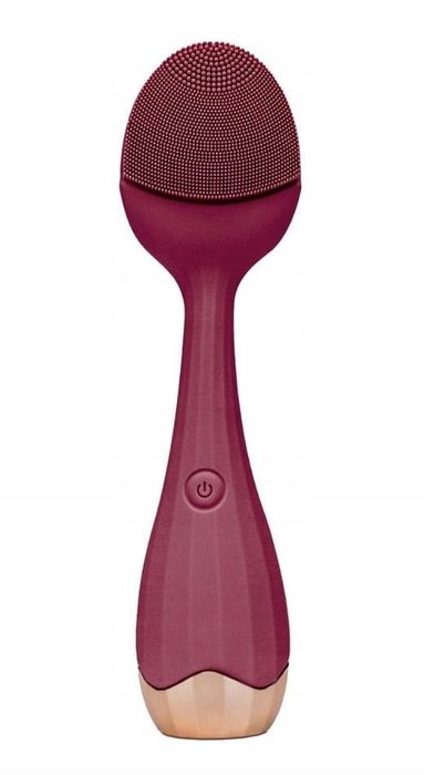 Soniczna szczotka do masażu i czyszczenia twarzy czerwona