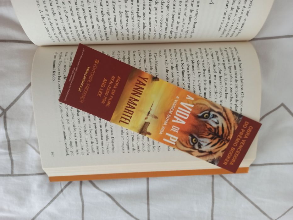 Livro "A vida de Pi" de Yann Martel