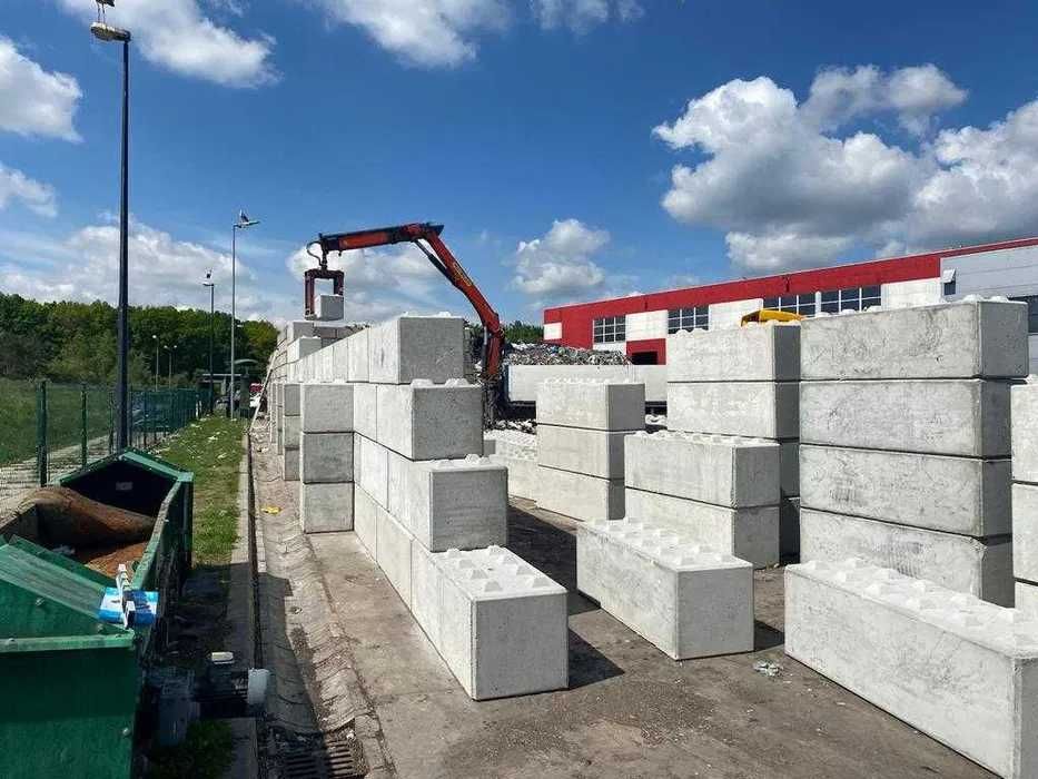 Blok betonowy typ 60 / bloki betonowe / mury oporowe / ściana / LEGO