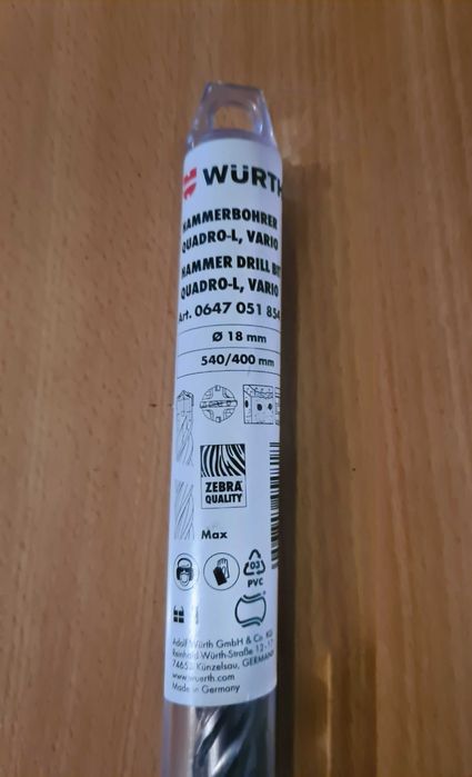 Wiertła udarowe WURTH