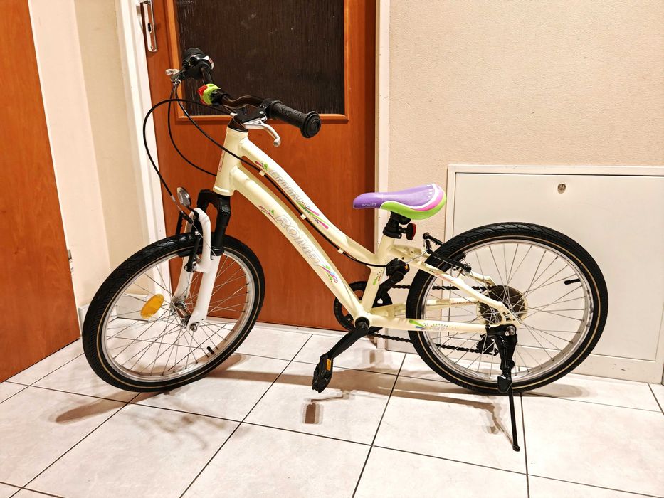 Piękny rower górski Romet Cindy 20 - stan idealny