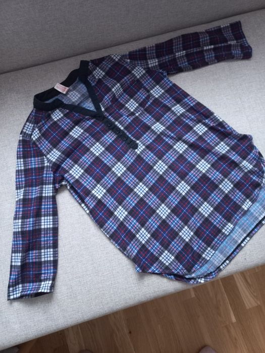 Koszula w kratkę rękaw 3/4