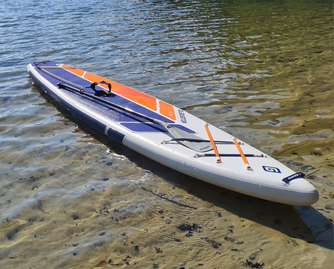 SUPER Sup Gladiator Elite 12'6 LT Po jednym sezonie Bardzo lekki i szy