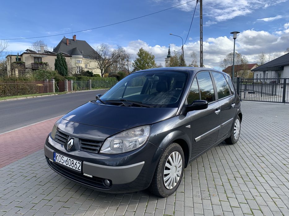 Renault Megane Scenic II / 1.9 DCI / Hak / 2005 rok /skóra / panorama