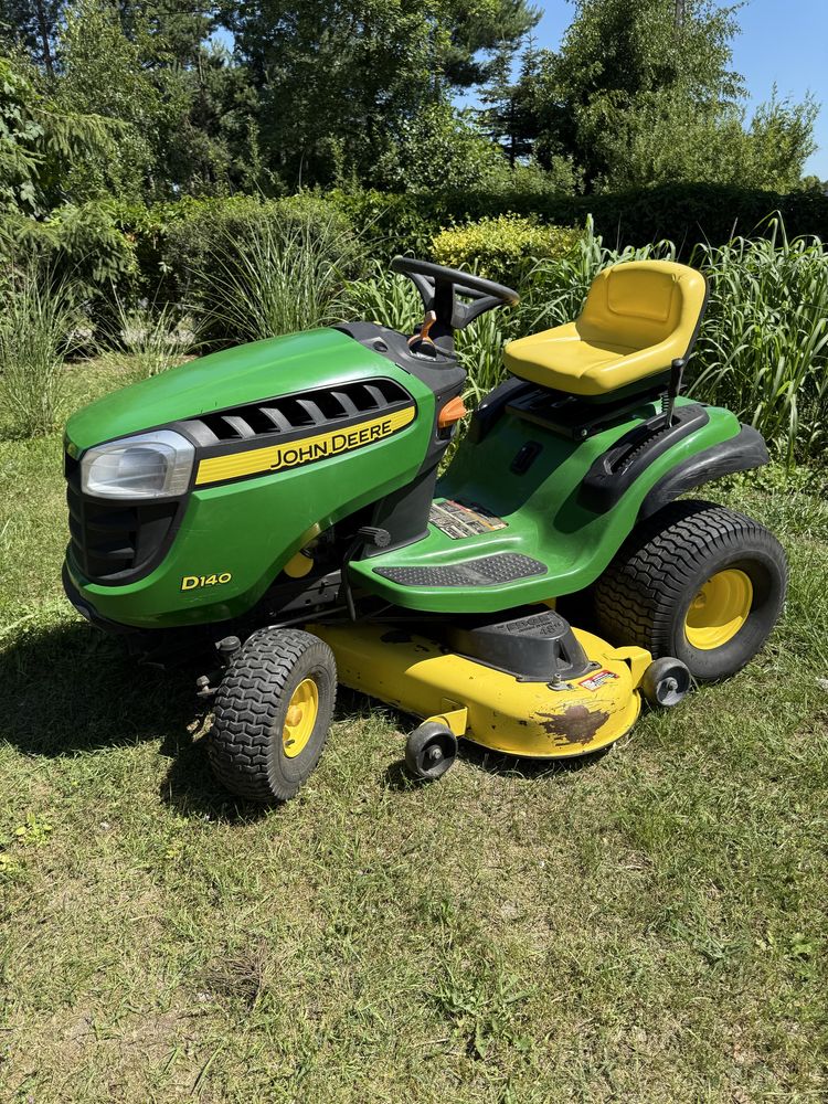 Traktorek kosiarka John Deere D140 ciągniczek
