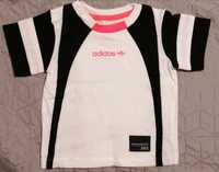 Bluzka na krótki rękaw Adidas, 9-12 m, rozm. 80