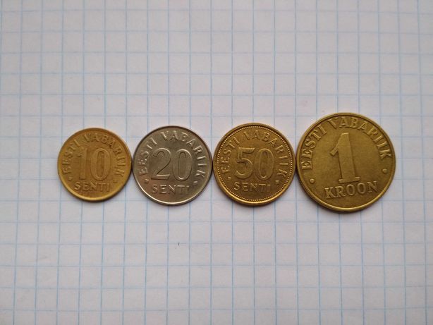 Монеты  Эстонии .
