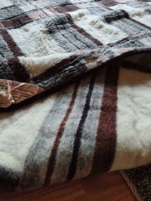 Koc kołdra wełna wool owcza 150/200