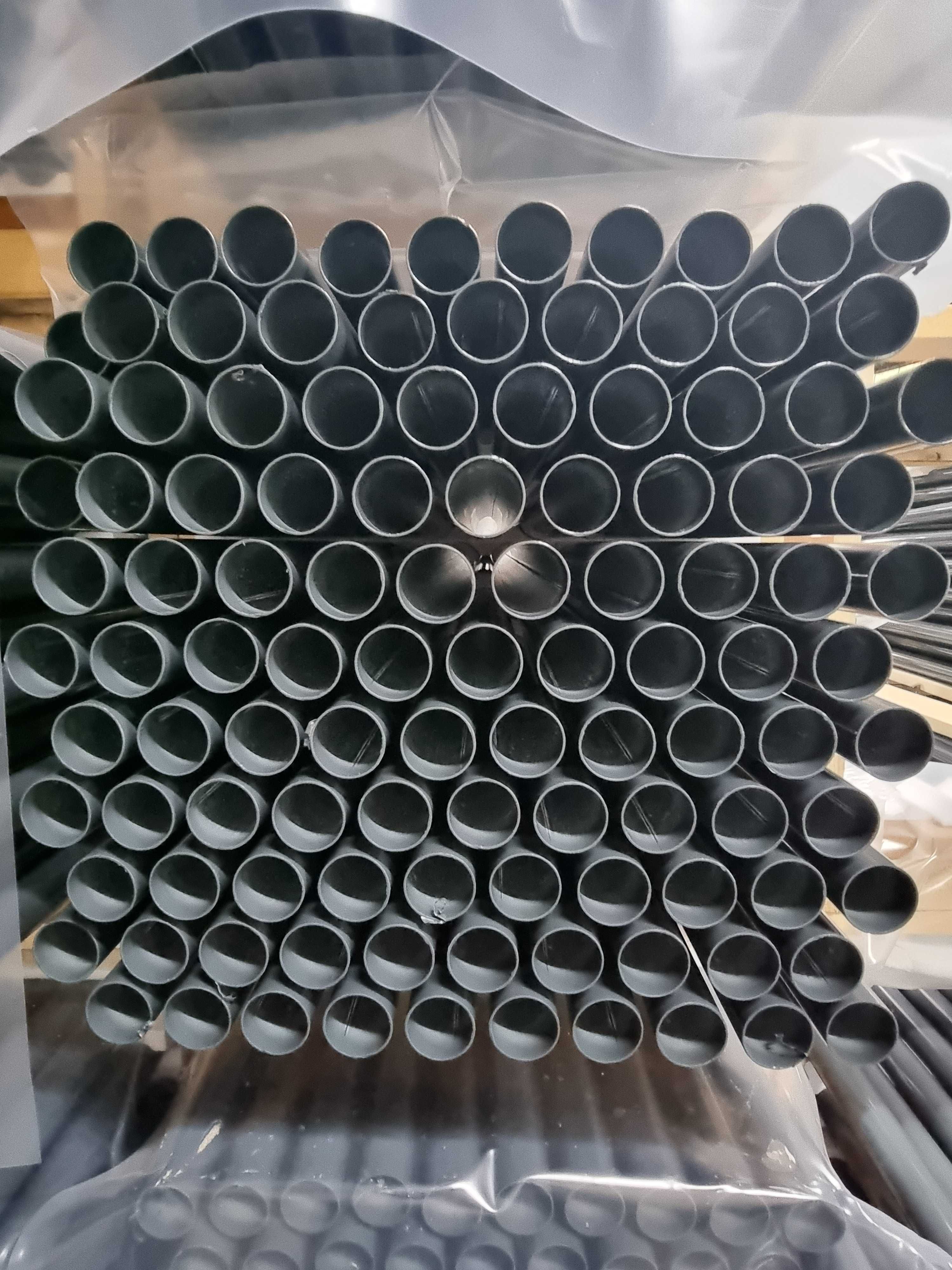 Słupek ogrodzeniowy lakierowany okrągły 42x1,3mm 200cm słupki siatki