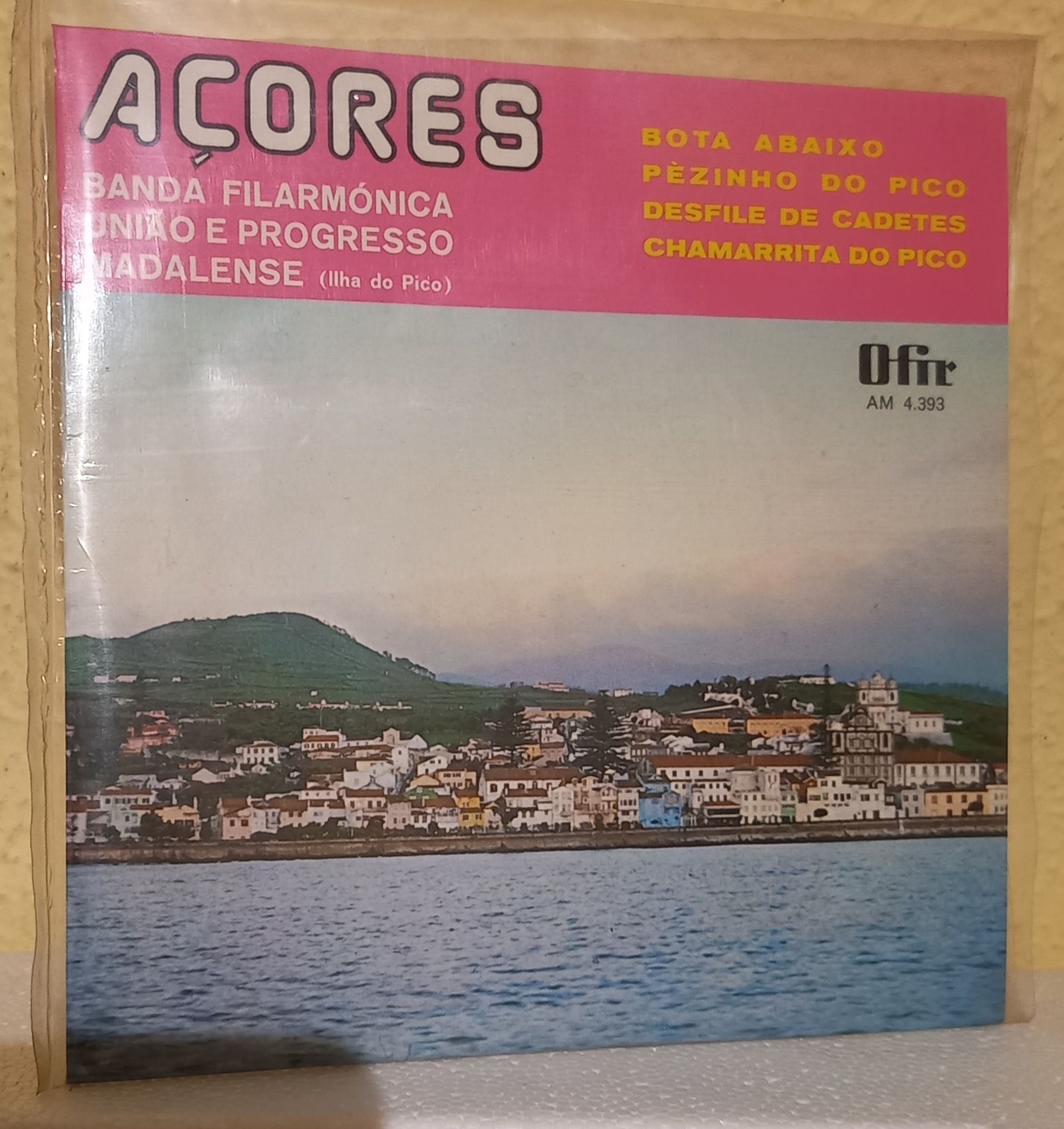 Disco de vinil, Banda Filarmónica União e Pogresso Madalense, Açores.