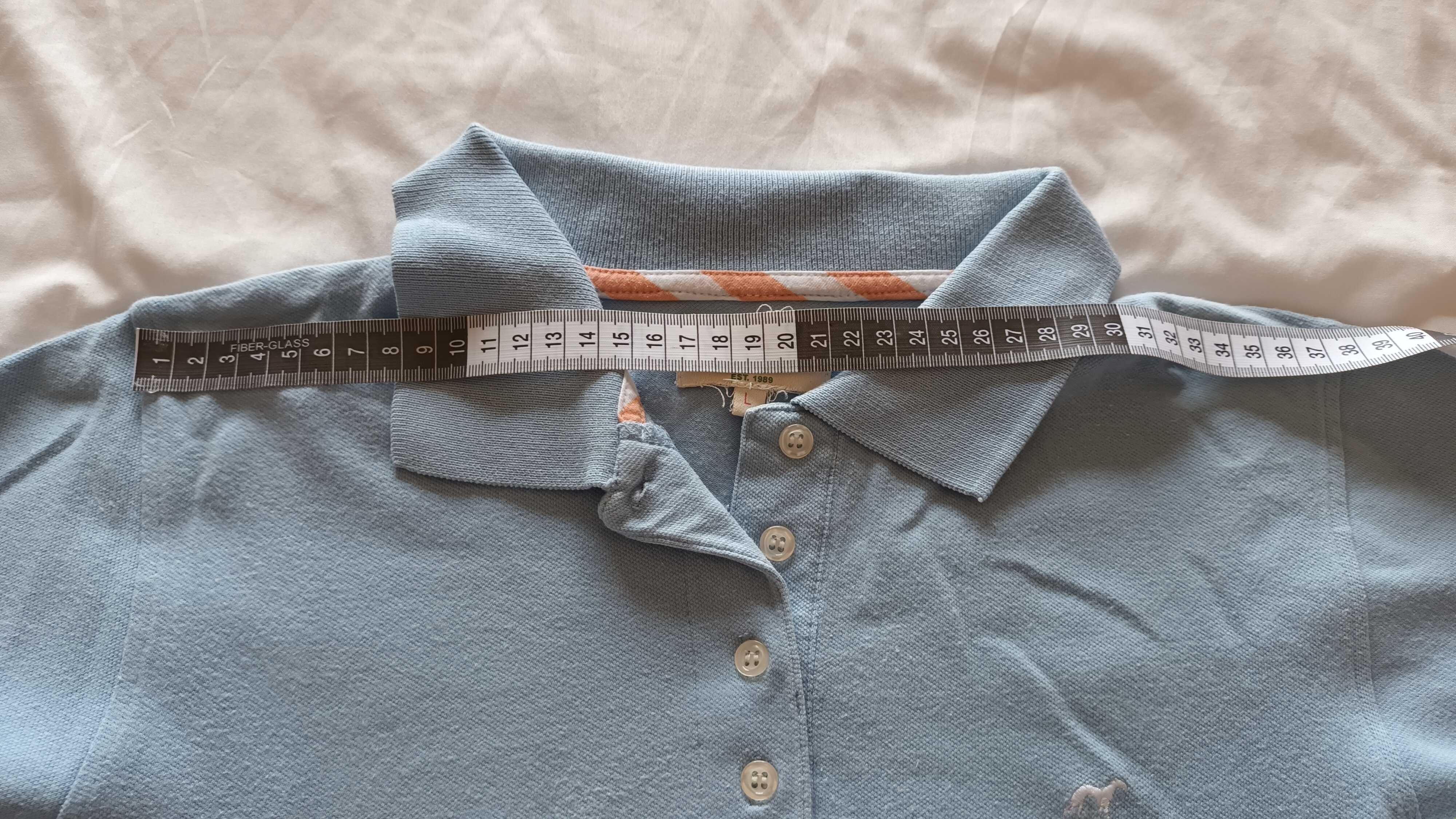 Polo azul da Sacoor