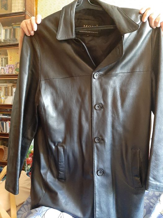 Кожаний пиджак,кожа лайка очень мягкая