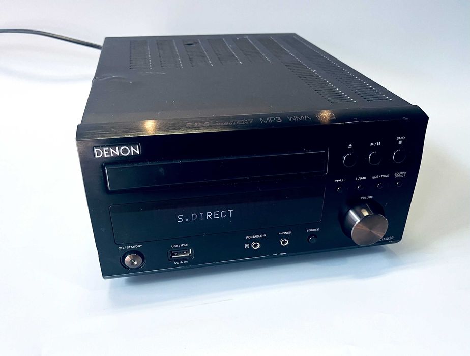 Amplituner stereo Denon RCD-M38 z wbudowanym odtwarzaczem CD, okazja!