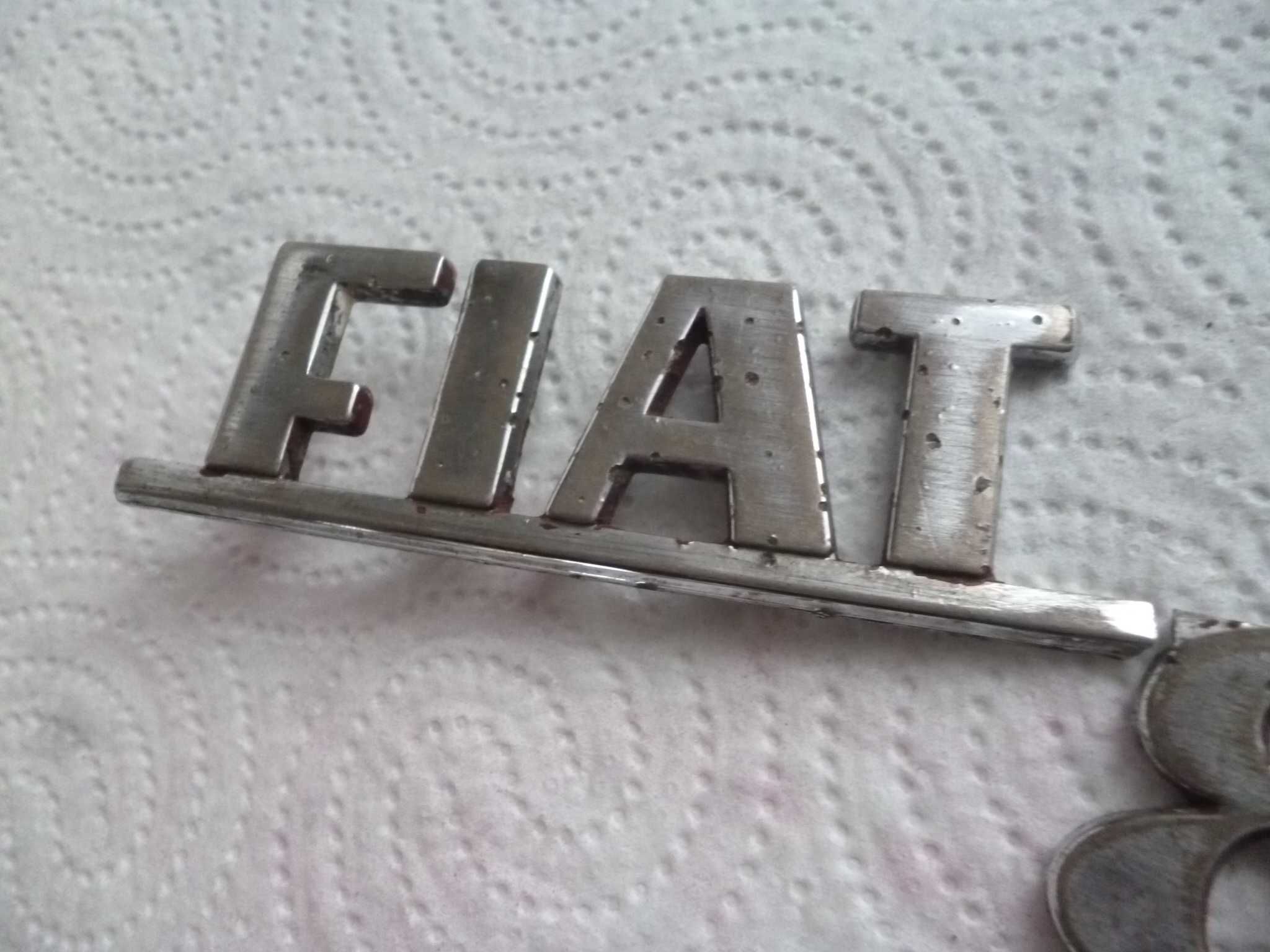 Fiat 850 znaczek emblemat metal oryg