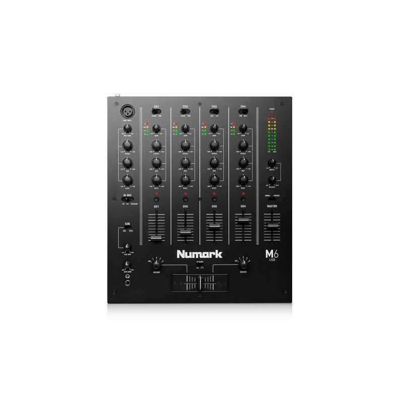 NUMARK M6 USB BLACK mikser 4 kanałowy usb