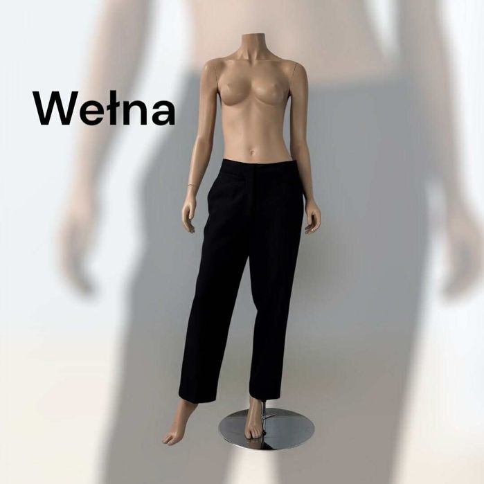 H&M premium spodnie cygaretki damskie M wełna 
43%Wełna 
rozmiar M
Kol