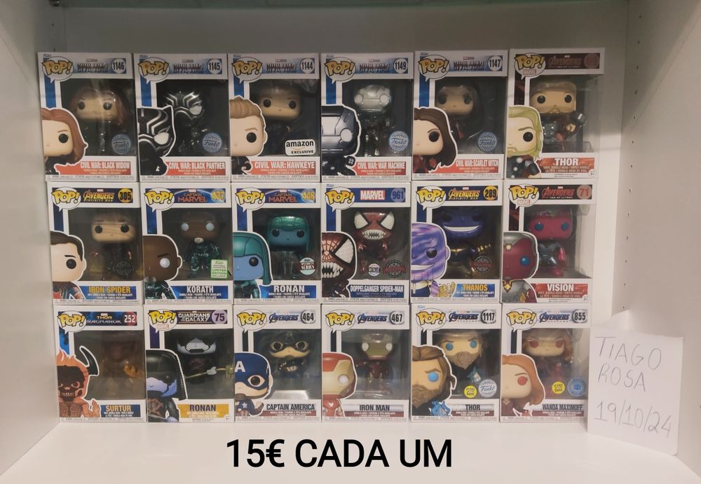 Funko Pops Marvel