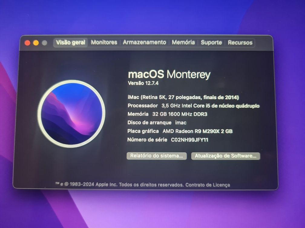 Apple iMac Retina5K,27 finais de 2014