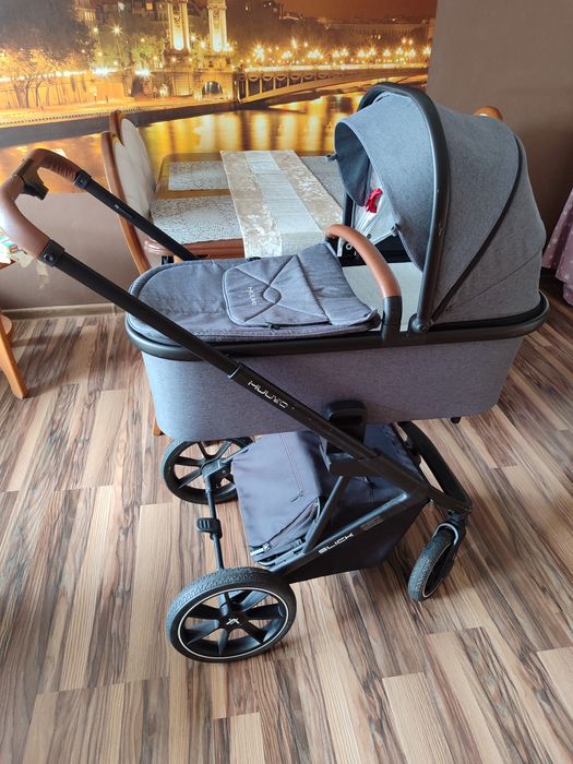 Wózek muuvo gondola, spacerówka i fotelik samochodowy