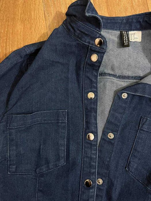 Платье рубашка джинсовое