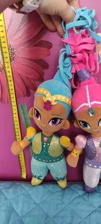 Shimmer i shine zestaw lalki miękkie różowa i niebieska księżniczki