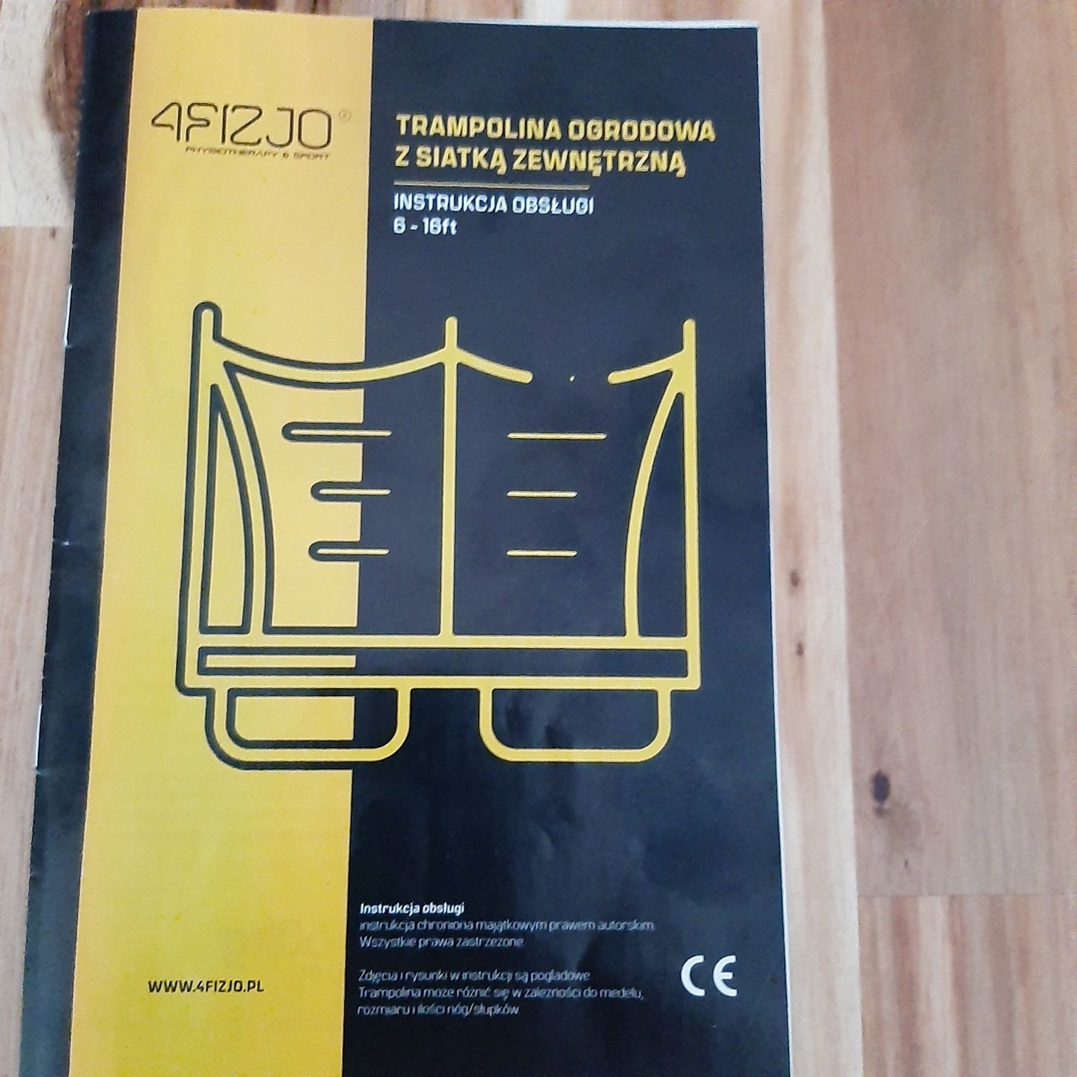 Polska Trampolina Premium 8ft 4 Fizjo