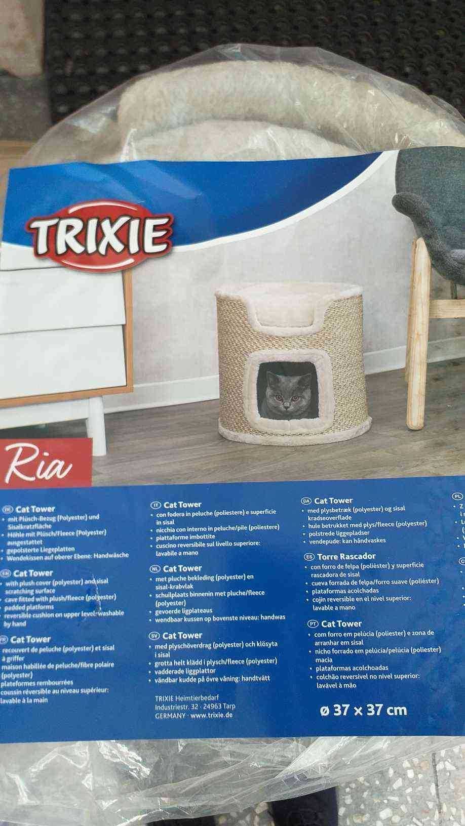 Wieża dla kota Cat Ria drapak + legowisko Trixie
