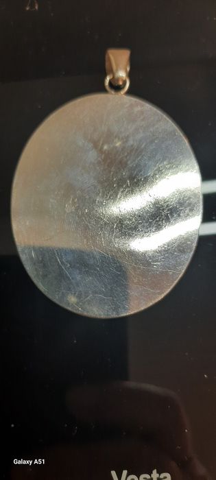 Srebrna zawieszka  kamea