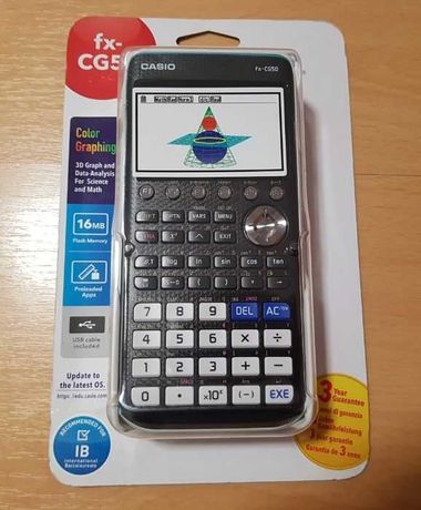 Calculadora Gráfica Casio fx-CG 50+Cabos+Manual