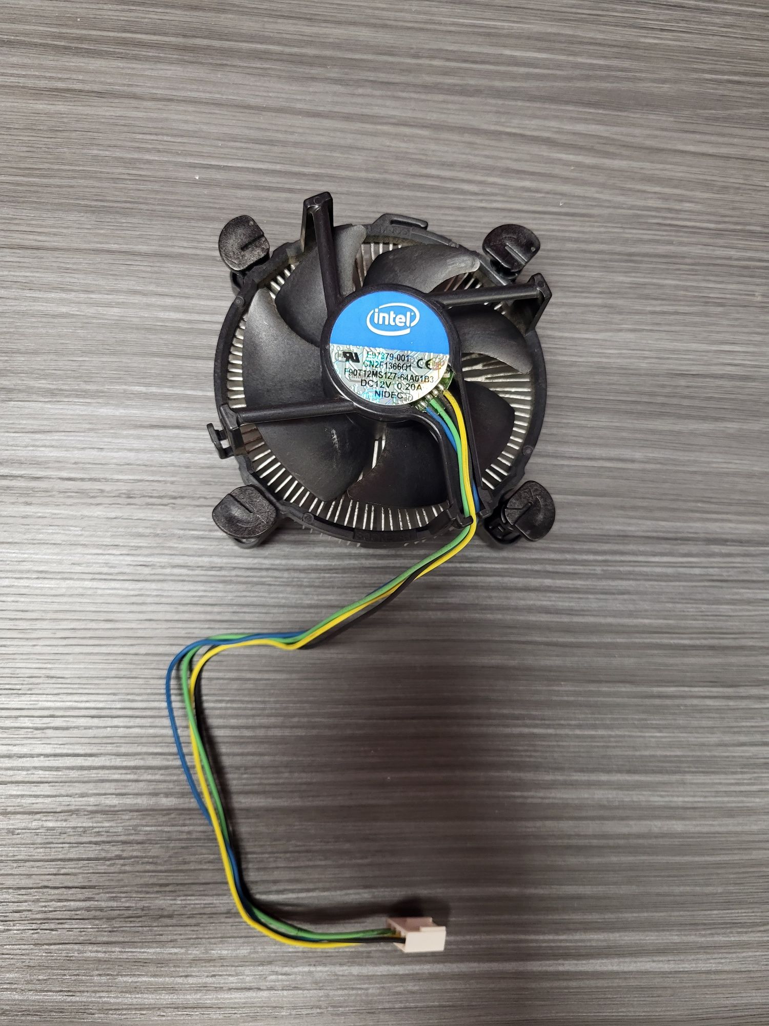 Intel Heatsink Fan Cooler DC12V 0.20A NIDEC – Metal